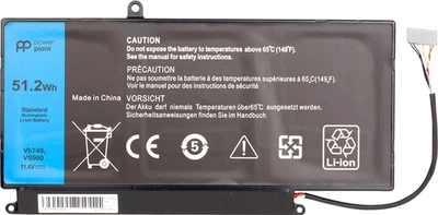 Аккумулятор PowerPlant для ноутбуков Dell Inspiron 14-5439 (VH748) 11.4V 51.2Wh (NB441099)