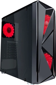 Корпус 1stPlayer F4-3A1-15LED Red