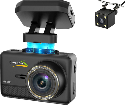 Відеореєстратор Aspiring AT300 Dual, Speedcam, GPS