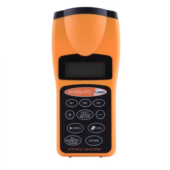 Ультразвуковой дальномер с лазерной указкой с LCD CP-3007 (3_1106)