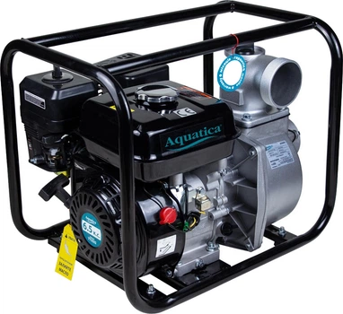 Мотопомпа Aquatica AQ30CX 5.0 кВт Hmax 30 м Qmax 1080 л/хв чотиритактна для брудної води (772532)