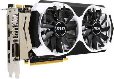Видеокарта MSI PCI-Ex GeForce GTX 960 2048MB GDDR5 (128bit) (1178/7010) (DVI, HDMI, 3 x DisplayPort) (GTX 960 2GD5T OC) Б./У