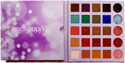 Палитра теней Make Up Me GP25 матовых, шиммерных и глиттеров 25 оттенков 68 г (7107722307257)