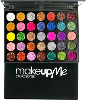 Палитра теней Make Up Me GL35 глиттерных 35 оттенков 98 г (7107725888579)