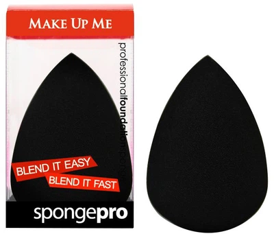Профессиональный спонж для макияжа Make Up Me SpongePro SP-1B Черный (7107729945520)