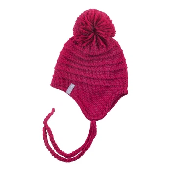 Зимняя вязаная шапка NANO F18TU278-Raspberry малиновый 49-51 см (F18TU278-Raspberry-2/4)
