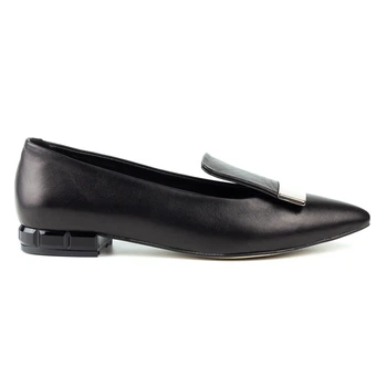 Туфли женские Woman's heel 40 черные (О-862)