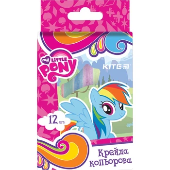 Мел цветной, 12шт., My Little Pony LР17-075