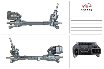 РУЛЕВАЯ РЕЙКА С ЭУР FORD C-MAX, FOCUS, KUGA, TRANSIT FO114R MSG, FO114R