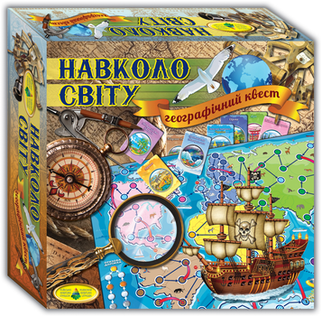 Настільна гра Київська Фабрика іграшок Навколо світу (4820121182258)