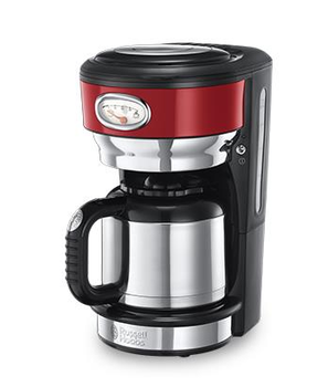 Кофеварка Russell Hobbs Retro Red Thermal (21710-56)
