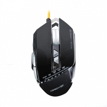 Компьютерная игровая мышь, мышка Zornwee GX10 с подсветкой Чёрный (46035)