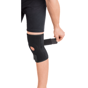 Бандаж для колінного суглоба з 2-ма ребрами жорсткості роз'ємний неопреновий Тип 517 Toros (1006-Toros)