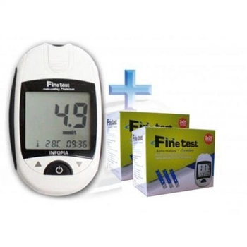 Глюкометр Finetest Premium (Файнтест Премиум) +100 тест полосок(11122121222)
