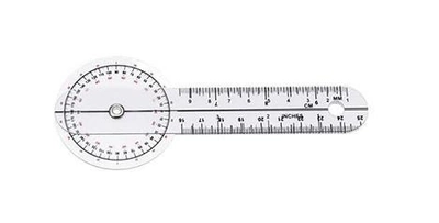 Гониометр линейка для измерения подвижности суставов 250 мм 360°