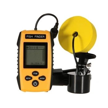 Водонепроницаемый эхолот для рыбалки Fish Finder с LCD-подсветкой