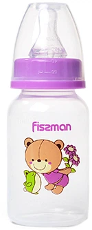 Бутылочка для кормления Fissman Фиолетовая 120 мл (6870) (4895204168702)