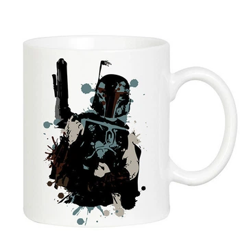 Чашка с принтом белая Звёздные войны Star Wars воин SW.002.85 Кружка керамическая 0,33