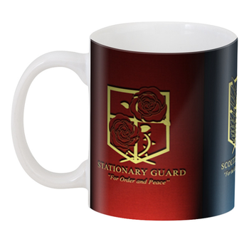 Кружка Geek Land белая Атака Титанов Attack on Titan regiments полки AT.02.37
