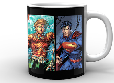 Кружка GeekLand біла Чудо-Жінка Wonder Woman Batman Superman Aquaman comics WW.02.002