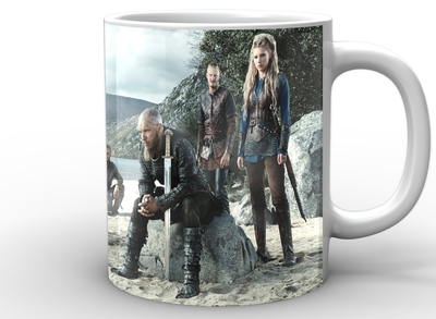 Кружка GeekLand біла Vikings Vikings на березі VK.02.008