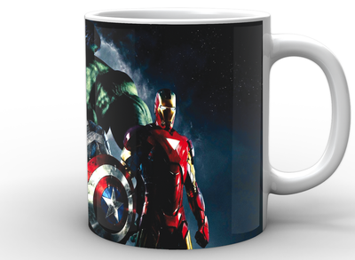Кружка GeekLand белая Железный Человек Iron Man Captain America and Iron Man IM.02.002