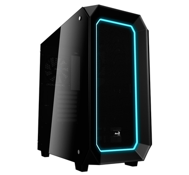Корпус Aerocool 'Project 7' P7-C0 Pro, Black, Mid Tower, без БП, 0,7 мм, для ATX / Micro ATX / Mini ITX, ATX PSU, 214.4 x 468 x 451 мм, 8,4 кг (1x120 мм Fan + 3x120 мм RGB Fan в комплекте)