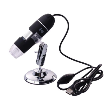 Цифровой микроскоп USB Magnifier SuperZoom 50-1000X с LED подсветкой (mdr_6587)