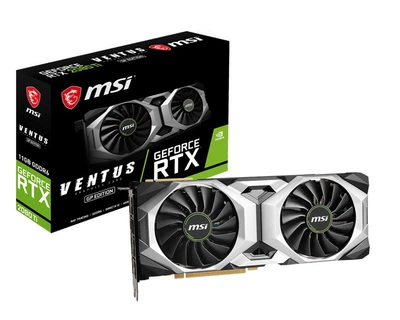 Видеокарта GF RTX 2080 Ti 11GB GDDR6 Ventus GP MSI (GeForce RTX 2080 Ti VENTUS GP)