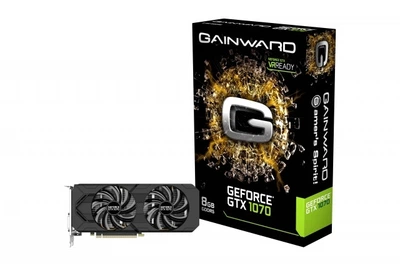 Видеокарта GeForce GTX1070 Gainward 8Gb DDR5 256bit DVI/HDMI/3xDP 1683/8008 MHz 8pin 4260183363750