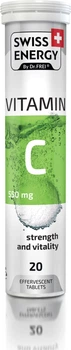 Вітамінний комплекс шипучі Swiss Energy Vitamin C 20 таблеток (7640162322980)