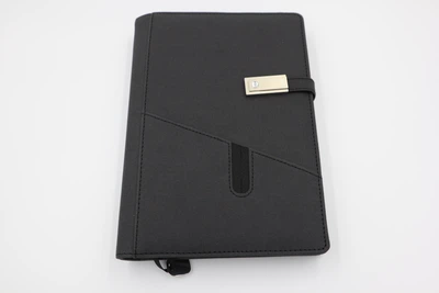 Блокнот, ежедневник, дневник с флешкой 16 Гб и Powerbank + комплект USB-выходов Черный