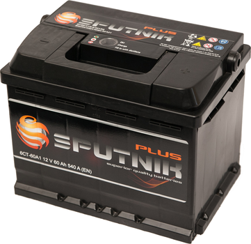 Автомобільний акумулятор SPUTNIK Plus 6СТ-60 Е А1 (SP12600)