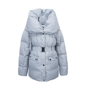 Пальто зимнее для девочки Granti HZ007 152 см Серый