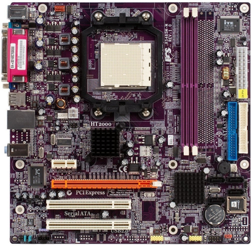 Материнская плата Elitegroup RS485-M (Socket AM2, DDR2, ATI RS485, PCI-Ex16) Б/У