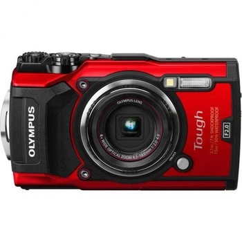 Цифровой фотоаппарат OLYMPUS TG-5 Red (Waterproof - 15m; GPS; 4K; Wi-Fi) + case (V104190RE010)