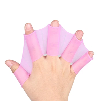 Ласты плавательные для рук RIAS Pink M (3_00926)