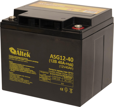 Аккумуляторная батарея Altek ASG12-40 GEL 12V 40Ah (2112009)