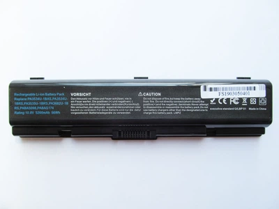 Батарея для ноутбука Toshiba PA3534U, 5200mAh, 6cell, 10.8V, Li-ion, чорна, CNP