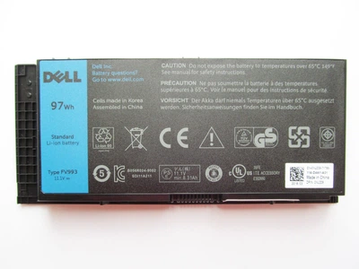Батарея для ноутбука Dell Precision M4800 FV993, 8310mAh (97Wh), 9cell, 11.1V, Li-ion, черная,