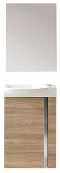 Комплект мебели ROYO Elegance 45 Pack с тумбой и умывальником 45 см + зеркало 45х60 см Sandy Walnut 122913