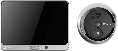 Wi-Fi дверне вічко зі станцією для відповіді Hikvision EZVIZ CS-DP1C (A0-4A1WPFBSR) (CS-DP1C)