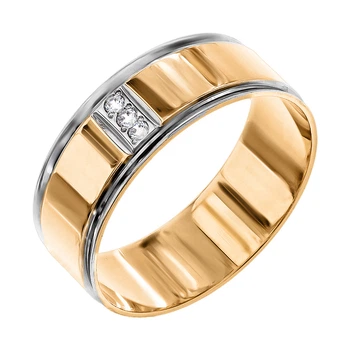 Обручальное кольцо Diamant к2629 (456082) 18.5