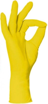Рукавички нітрилові STYLE LEMON Ampri 100 шт жовті XL