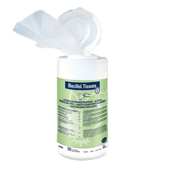 Бациллол салфетки (Bode Chemie Bacillol Tissues) - дезинфицирующие салфетки, 100 шт