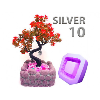 Силикон для форм супержидкий и мягкий Silver 10 высокоэластичный