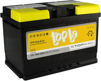 Автомобільний акумулятор Topla 70 Ah/12V EFB Euro (0) (112 070)