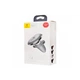 Baseus Magnetic Air Vent Car Mount Holder with cable clip Silver (SUGX-A0S) - изображение 5