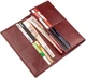Женский кошелек кожаный ST Leather Accessories 18877 Темно-красный - изображение 3