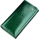 Женский кошелек кожаный ST Leather Accessories 18902 Зеленый - изображение 1